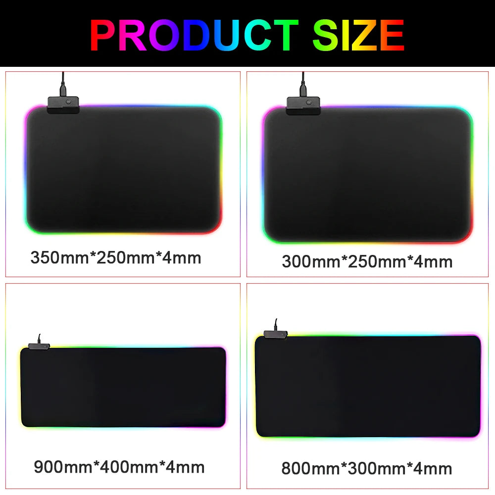 RGB LED Luminous Mouse Pad