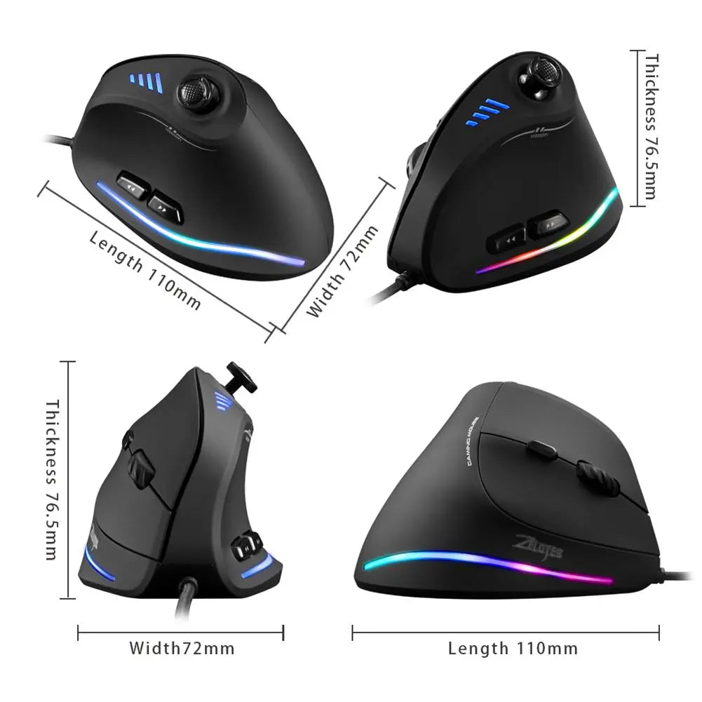 Vertical Gaming USB Mouse