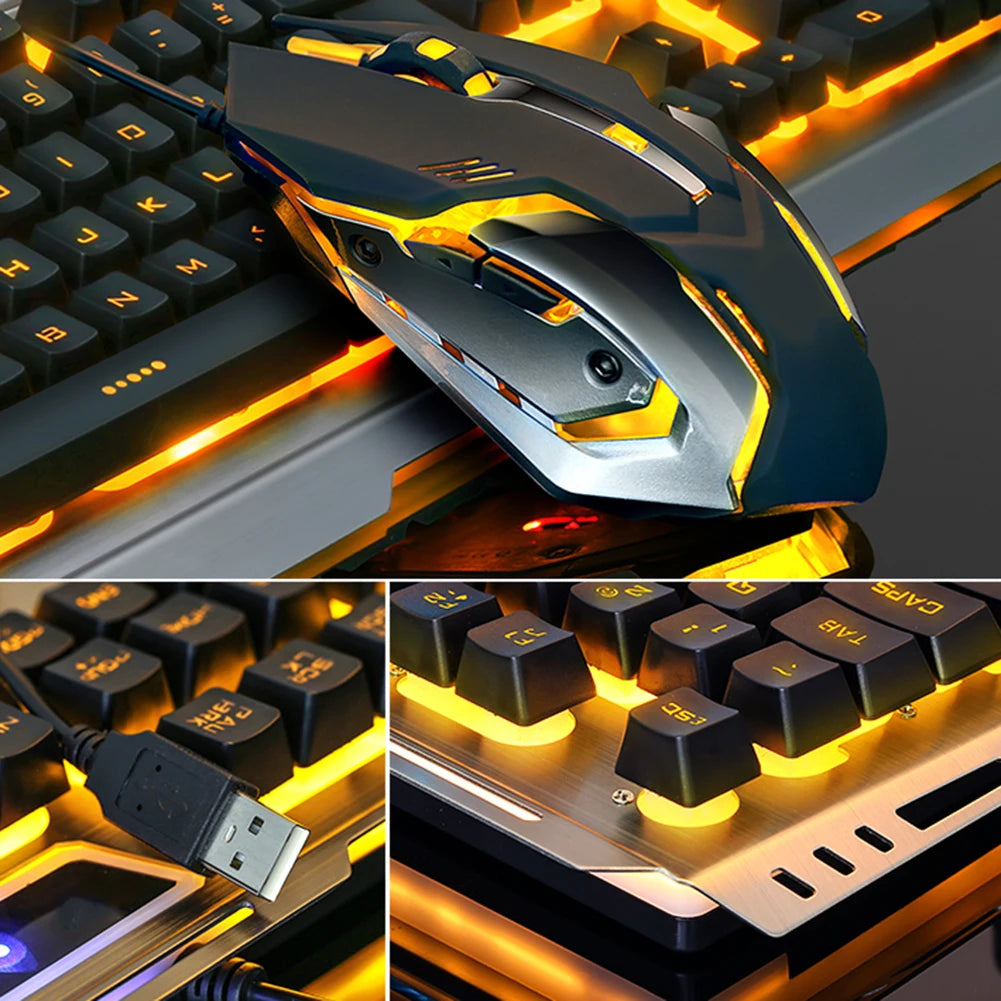 104 Keys Gaming Keyboard & Mouse Set
